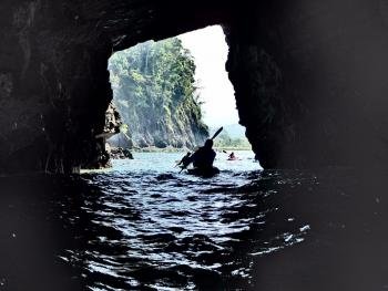 Ocean Kayaking tour and Ventanas Cave, South Pacific, Costa Rica photo